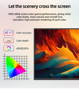Màn hình cảm ứng di động 14/15.6/<span class=keywords><strong>16</strong></span>/18.5 <span class=keywords><strong>inch</strong></span>, độ phân giải 1080P, dùng chơi game, làm việc văn phòng, tích hợp chân đế, cổng Type-C - Product Image 4