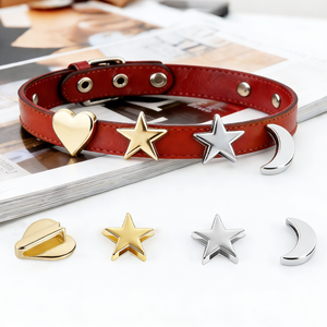 Dijes de Moda con Forma de Estrella y Corazón, y Juego Completo de 26 Letras del Alfabeto, Adorno de Metal con Hebilla Deslizante para Decoración - Product Image 1