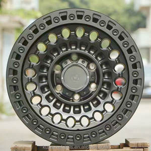 Chargement élevé 5x127 roues 17 pouces jantes 9J ET0 alliage beadlock 4x4 roues tout-terrain moyeux pour <span class=keywords><strong>Jeep</strong></span> wrangler <span class=keywords><strong>JK</strong></span> Grand Cherokee Gladiator - Product Image 2