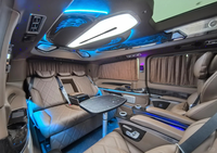 Kit de conversion intérieur VIP complet pour Mercedes Classe V W447, sièges pivotants, table de réunion, canapé-lit, éclairage de plafond OEM