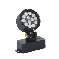 Projecteurs et spots LED ronds et chauds, étanches IP65, en aluminium, avec contrôle DMX512, 24W, pour l'éclairage paysager extérieur