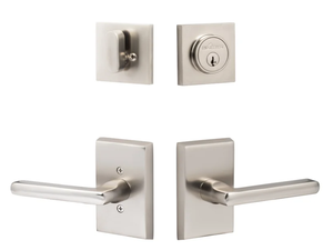 Hiện đại Fancy vàng giả kho riêng tư cửa đòn bẩy xử lý ổ khóa hợp kim kẽm ANSI Lớp 3 đầu vuông chốt cửa 3 phím - Product Image 6