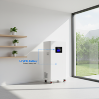 Batterie solaire domestique empilable 20 kWh Lithium-Ion 48 V avec onduleur bidirectionnel 10-20 kW, compatible vente sur réseau et recharge VE, CAN, IP65