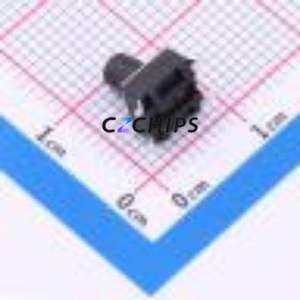 HX TS668TP 250gf 009 Tactile Switch SMD-4P,6x6mm Switch Single Pole Single Throw Round Button 2.5N Vertical Mount - Product Image 2