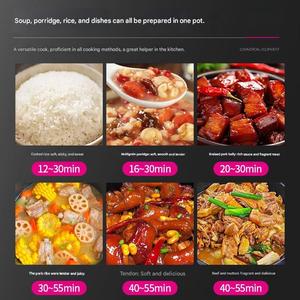 Olla a Presión Eléctrica de Gran Tamaño, 40 Litros, Uso Comercial, Cuerpo de Acero Inoxidable, Uso Seguro, Mantiene el Calor Durante Mucho Tiempo, Olla Nutritiva - Product Image 3