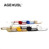 Aceoffix – leviers de serrage en alliage d'aluminium pour vélo, crochets de serrage à dégagement rapide pour vélo pliant Brompton 3 Sixty Camps