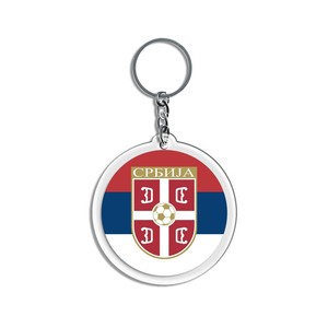 Porte-clés rond en acrylique personnalisé avec logo d'équipe de football, style club, pour les États-Unis, le Canada et le Mexique, collection transfrontalière 2026 - Product Image 4