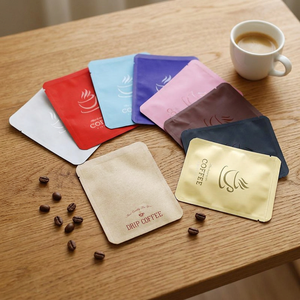 Sachets de café filtre multicolores en emballage BOPP avec logo de tasse à café pour usage alimentaire, fabrication directe OEM ODM - Product Image 1