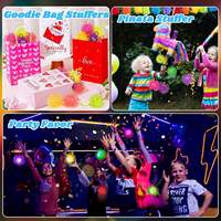 Offre Spéciale : Balles LED Lumineuses pour Enfants – Lots de Balles Sensorielles Rebondissantes pour Fêtes, Sacs Cadeaux, Remplissages de Pinatas et Prix
