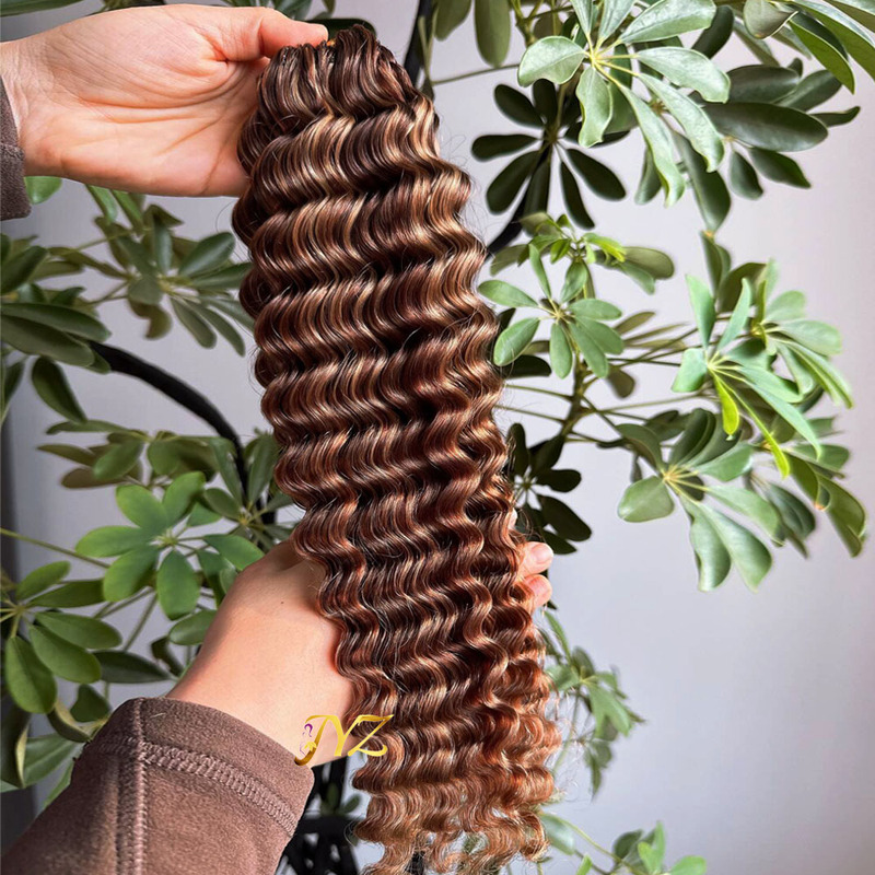 Boho Crochet Human Hair Blend Colors