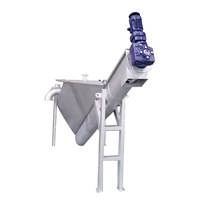 China Großhandel Spiral-Sandabscheider Schlamm-Trennmaschine für Sand SS304/SS316 Material Vollständige 1-Jahres-Motor-Getriebe-Garantie