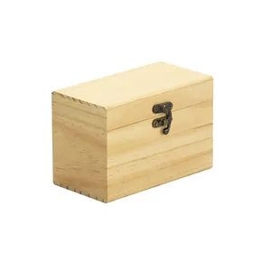 Boîte de rangement en bambou avec couvercle magnétique | Boîte à souvenirs en bois pour le stockage et les bijoux