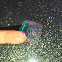 Etiquetas Adhesivas Holográficas 3D Personalizadas, Material PET Anti-Falsificación, Etiquetas Transparentes con Logotipo