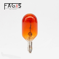 Ampoules de tableau de bord de voiture T10 W5W 12V 3W 5W 194 158 ambre pour clignotants