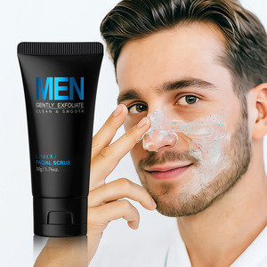 LAIKOU Gommage Visage Exfoliant Doux <span class=keywords><strong>pour</strong></span> Hommes – Élimine <span class=keywords><strong>les</strong></span> <span class=keywords><strong>Points</strong></span> <span class=keywords><strong>Noirs</strong></span>, Réduit <span class=keywords><strong>les</strong></span> Pores Dilatés, l'Excès de Sébum et la Peau Rugueuse et Terne – Peau Propre et Fraîche 50g - Product Image 1