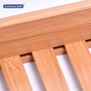 Tablilla de bambú no escalable, bandeja normal para bañera