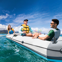 Bateau à rames Pêche Kayak Jet Ski Schlauchboot Caoutchouc Canoë Bateau Gonflable Pour 3-4 Personnes Fabricant Solaire Assurance Qualité
