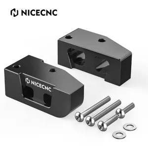 NiceCNC CNC Side Stand Lift Block Kickstand Plate For Harley Road King FLHR 1994-2005 2006-2022 2023