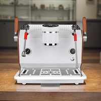Machine à expresso professionnelle à haute efficacité pour cafés magasins de thé au lait Machine à café en acier inoxydable