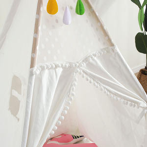 Tente de <span class=keywords><strong>tipi</strong></span> pliable en toile de coton pour enfants à prix compétitif <span class=keywords><strong>lit</strong></span> château pour enfants vente en gros - Product Image 6