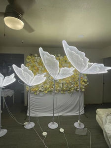 New Design Luminous Wedding Decoration <strong>Stage</strong> <strong>Props</strong> Event Guide LED Light butterfly Wedding Light - Product Image 4