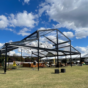 Clear Roof Aluminum Party <b>Tent</b> Heavy Duty Outdoor Carpas Para Eventos Luxury Transparent Wedding <b>Tent</b> For 100 200 500 Guests - Product Image 3