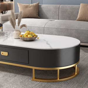 Modern Custom Italian Nordic Living Room Home Furniture Metal Decor <strong>Glass</strong> Top Luxury <strong>Coffee</strong> <strong>Table</strong> Stainless Steel Mdf Marble - Product Image 4