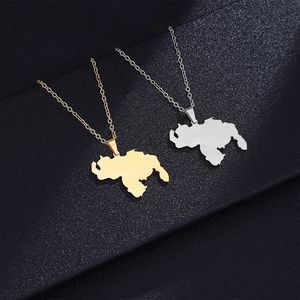 New Item Venezuela Map Pendant Necklaces Silver Color/Gold Jewelry Venezuelan <strong>Jewellery</strong> - Product Image 6