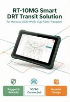 Tablette robuste de 10,1 pouces pour le transport, NFC, 4G, GPS/BeiDou/GLONASS, connecteur Pogo Pin, IP67, pour les solutions de transport intelligent DRT, billetterie et navigation