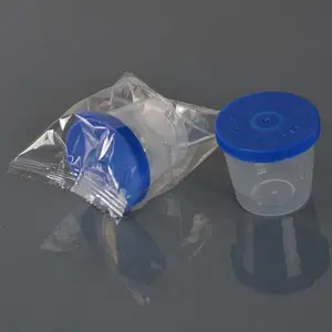 Hospital Medical Urine Specimen Collection Container PP Disposable Sterile Urine Container 40ml