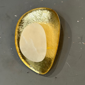 Luxury Copper Art Marble <b>LED</b> Wall Lamp for <b>Bedroom</b> Living Room Villa Tea Room Designer Background Wall-for Hotels - Product Image 3