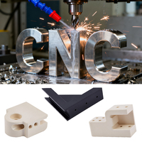 Mesin plastik CNC suku cadang POM PEEK Custom Milling Service prototipe komponen medis otomotif