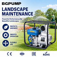 Pompe à eau portable à moteur diesel haute pression pour drainage