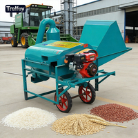 Décortiqueuse de maïs pour usage agricole avec base mobile, moteur diesel, batteuse de maïs de haute qualité