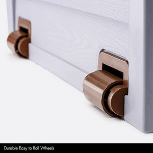 Big Capacity Home Use <strong>Brown</strong> Plastic Deck <strong>Storage</strong> <strong>Box</strong> - Product Image 3