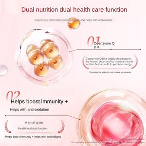 Kapsul koenzim <span class=keywords><strong>Q10</strong></span> dewasa OEM meningkatkan kekebalan antioksidan mendukung 60 Kapsul manfaat pertumbuhan rambut remaja wanita hamil - Product Image 3