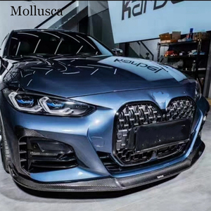 Kit d'accessoires pour pare-chocs avant en fibre de carbone style Série 4 G22/G23, lèvre avant, pelle avant, 2020-2025 - Product Image 6