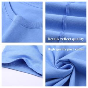 Vente en gros T-shirts personnalisés 100% coton vierge Hip Hop impression numérique unisexe pour garçons grande taille T-shirts pour hommes - Product Image 4