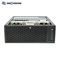 Casing Tower GPU Factory 4U 8 Bay HDD Hotswap Enclourse Full Tower E-ATX Server Chassis dengan 8 Slot Ekspansi
