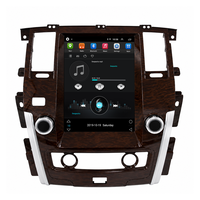 Lecteur multimédia automobile vertical Android 13 Tesla de 12,1 pouces pour Nissan Patrol 2010-2019, CarPlay sans fil, navigation GPS