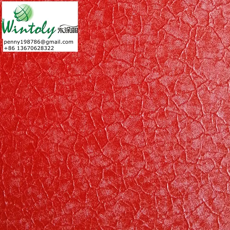 Pintura de textura agrietada roja, recubrimiento en polvo, proveedor de China