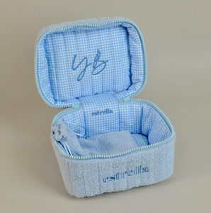Trousse <span class=keywords><strong>de</strong></span> toilette <span class=keywords><strong>Chewbacca</strong></span> rose vif à paillettes tricotée pour maquillage - Product Image 6
