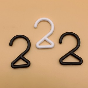 2 Shaped Plastic <b>Hooks</b> Black And White Bag Accessory Wear Resistant Reusable For Bags Tents Cosmetic Cases - Product Image 4