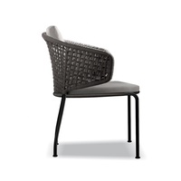 Chaise d'extérieur en rotin, cour d'extérieur, design nordique, meuble de jardin, table basse, terrasse, balcon, cour, villa, offre spéciale