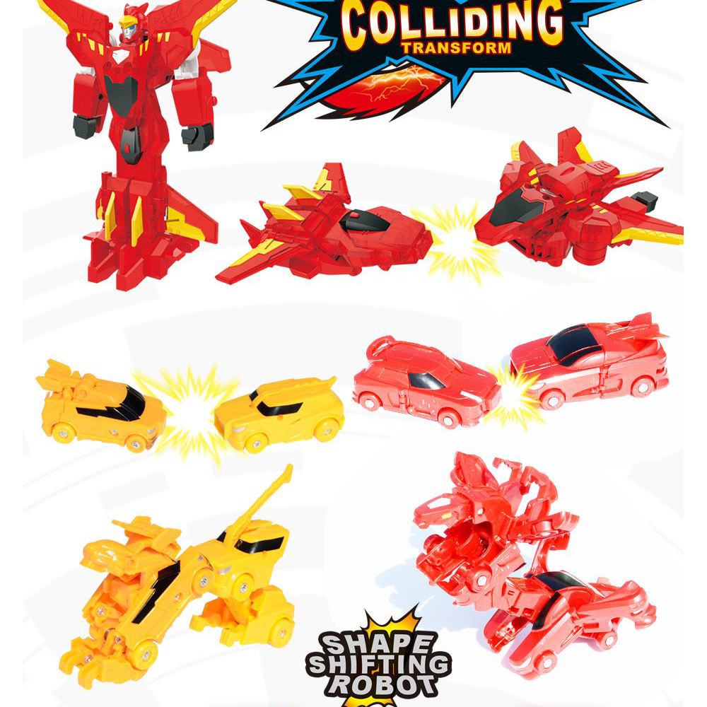 airplane  colliding transform robot*1