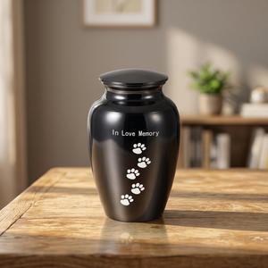 Luxury Handmade Decorative Modern Brass Memorial Cremation Urn for Humans & Pets-Eco-Friendly Tabletop Vase Indian Home Crafts - Product Image 3