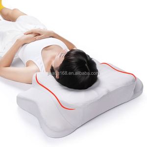 Adjustable Knitted Memory Foam <b>Neck</b> Pillow with Inflatable Feature for Pain Relief and Sleep Assistance for Hotel Camping Use - Product Image 6