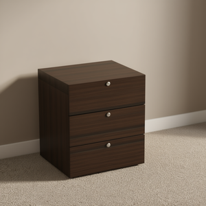 Modern Dresser 50x38 H60 Glossy <b>White</b> Three Drawer <b>Storage</b> <b>Cabinet</b> for Bedroom - Product Image 2