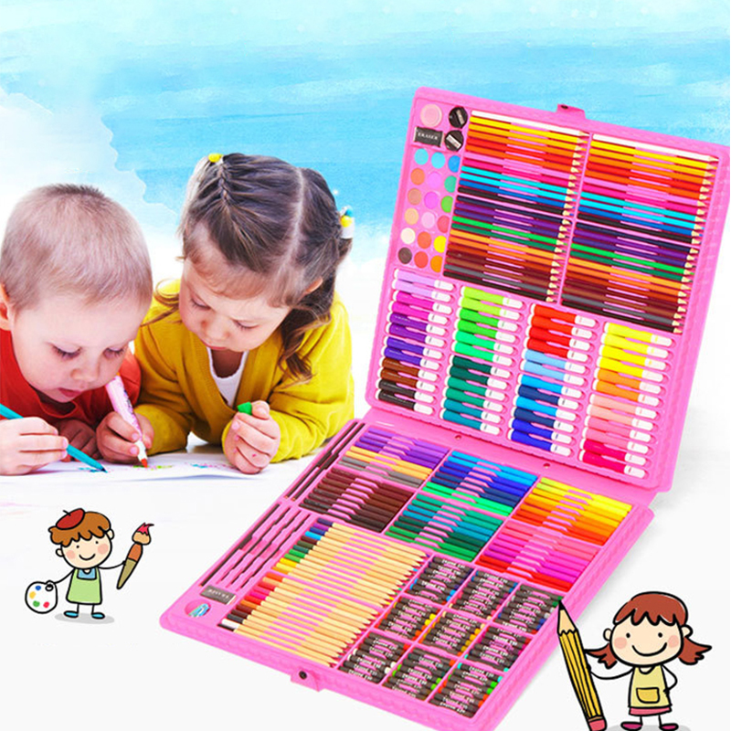 288 шт. Акварельная ручка TOPSTHINK, художественные принадлежности для детей, рисование на холсте, творческая Подарочная коробка, набор для рисования для детей
