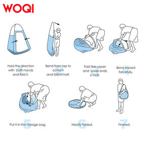 Tente de douche portable extra large WOQI pour l'extérieur, 120x120x190cm, imperméable, avec cadre en aluminium - Product Image 1